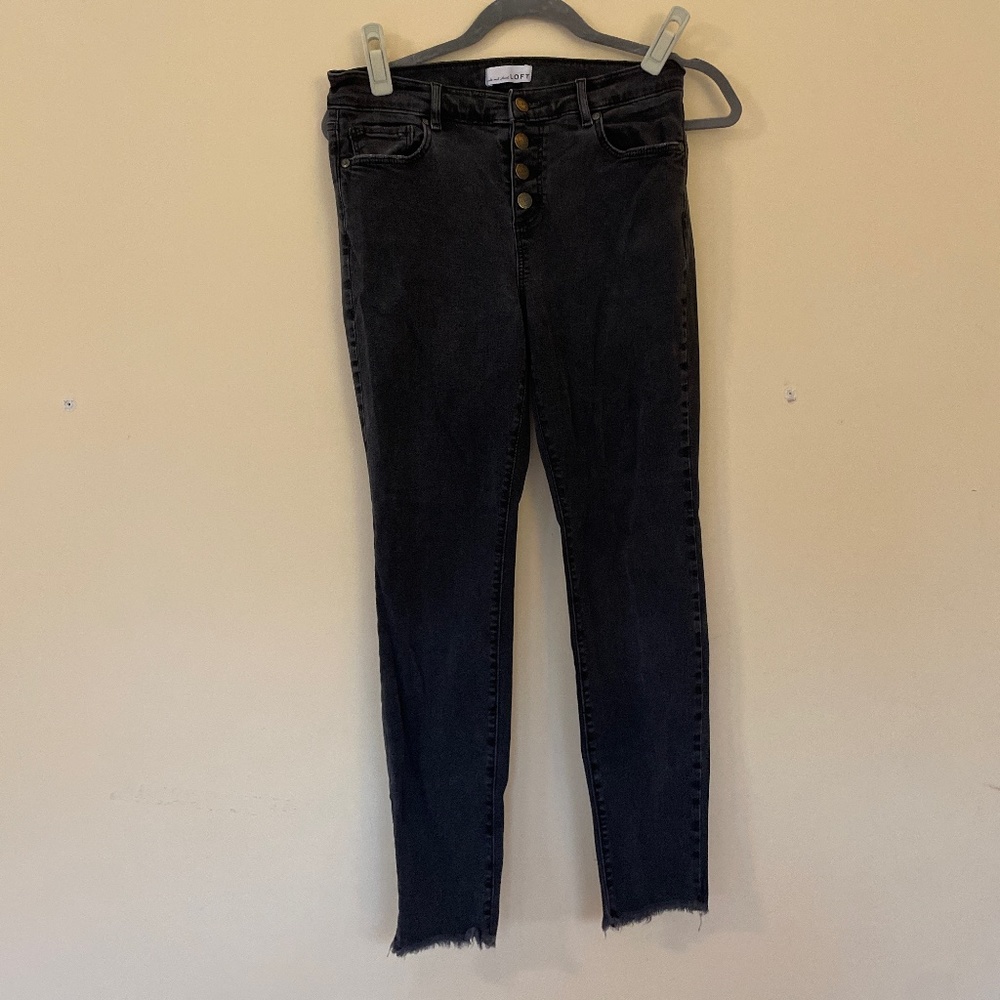 Loft skinny black jeans